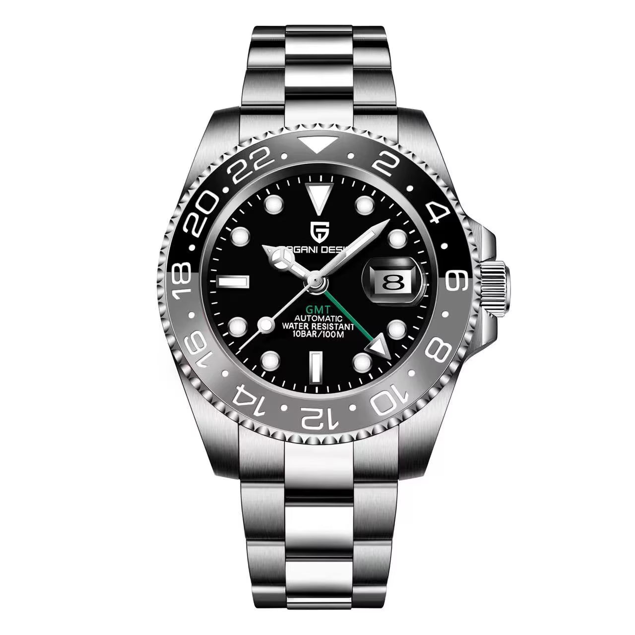Men Automatic Watches Sapphire Glass 40Mm Ceramic GMT Mechanical Wristwatch Top Brand Sports Waterproof Men Watch