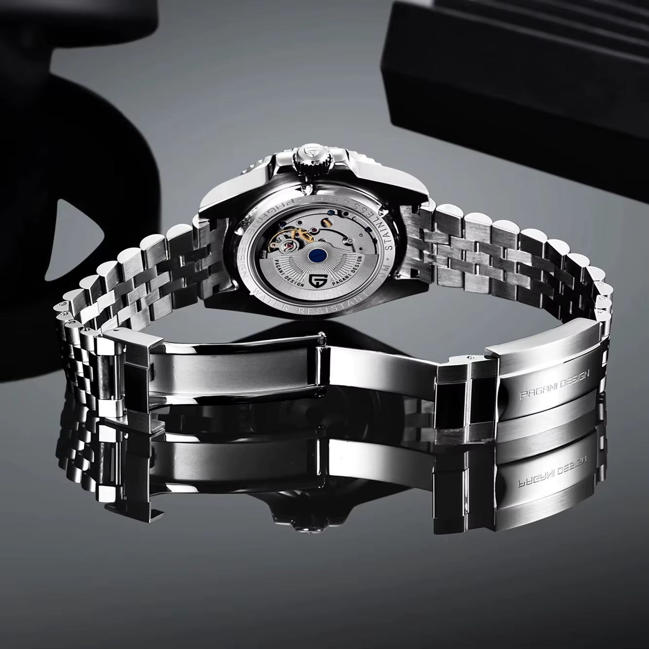 Men Automatic Watches Sapphire Glass 40Mm Ceramic GMT Mechanical Wristwatch Top Brand Sports Waterproof Men Watch
